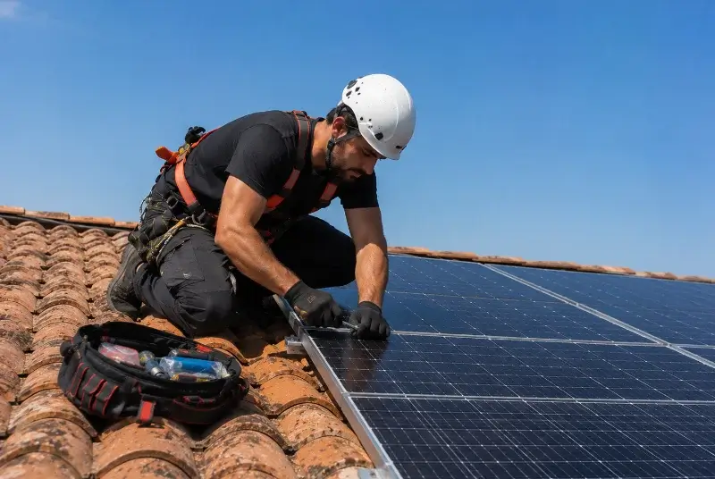 Maintenance et monitoring de panneaux solaires à Dunkerque