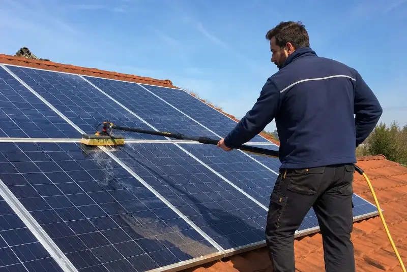 Nettoyage et entretien de panneaux solaires à Dunkerque